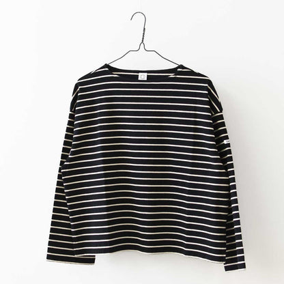 ORCIVAL [オーチバル・オーシバル] W BOAT NECK LONG SLEEVE T-shrts [OR-C554TBD] ボートネックロングスリーブTシャツ・ボーダー・ボーダーカットソー・ボーダーTシャツ・長袖Tシャツ・LADY'S [2026AW]