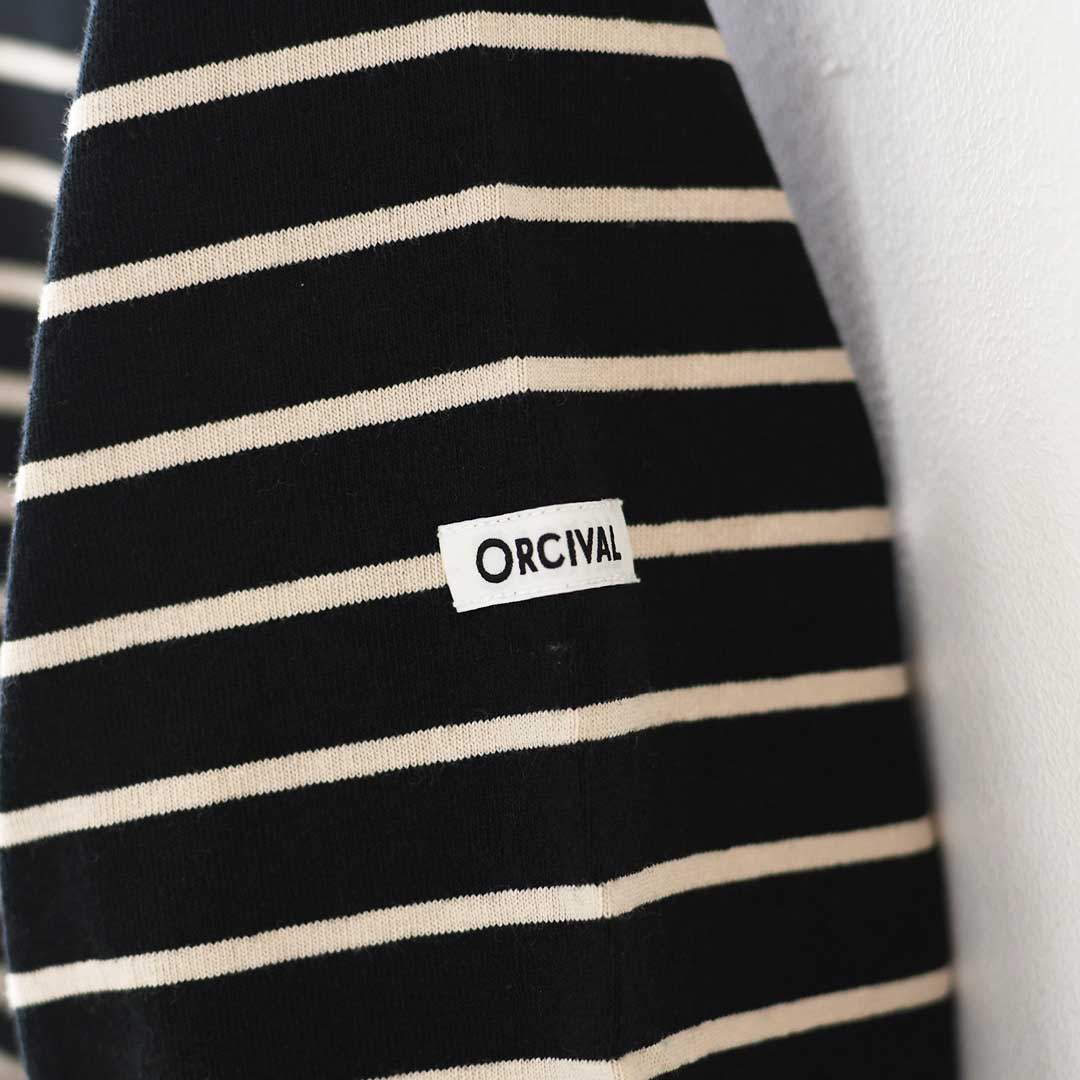 ORCIVAL [オーチバル・オーシバル] W BOAT NECK LONG SLEEVE T-shrts [OR-C554TBD] ボートネックロングスリーブTシャツ・ボーダー・ボーダーカットソー・ボーダーTシャツ・長袖Tシャツ・LADY'S [2026AW]