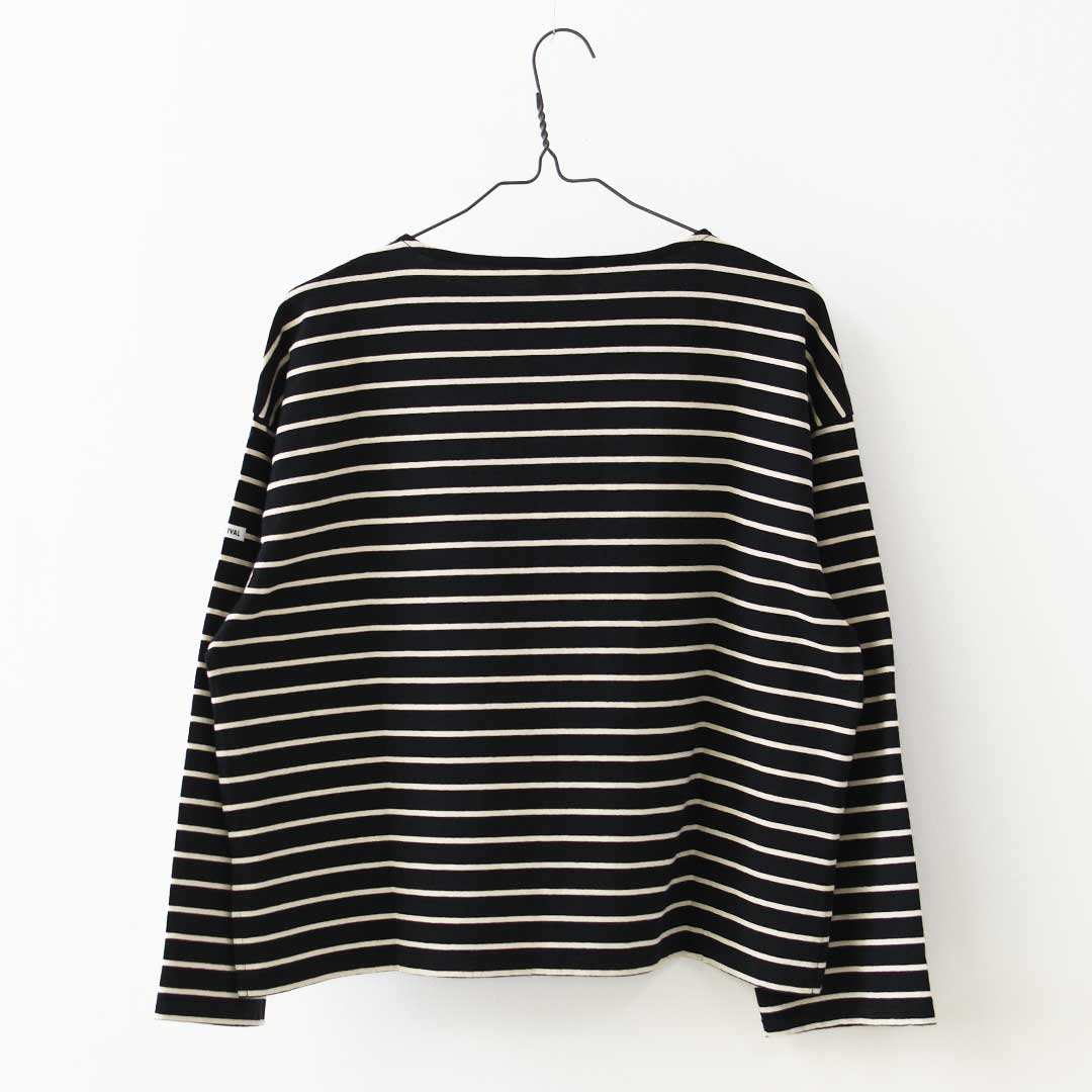 ORCIVAL [オーチバル・オーシバル] W BOAT NECK LONG SLEEVE T-shrts [OR-C554TBD] ボートネックロングスリーブTシャツ・ボーダー・ボーダーカットソー・ボーダーTシャツ・長袖Tシャツ・LADY'S [2026AW]