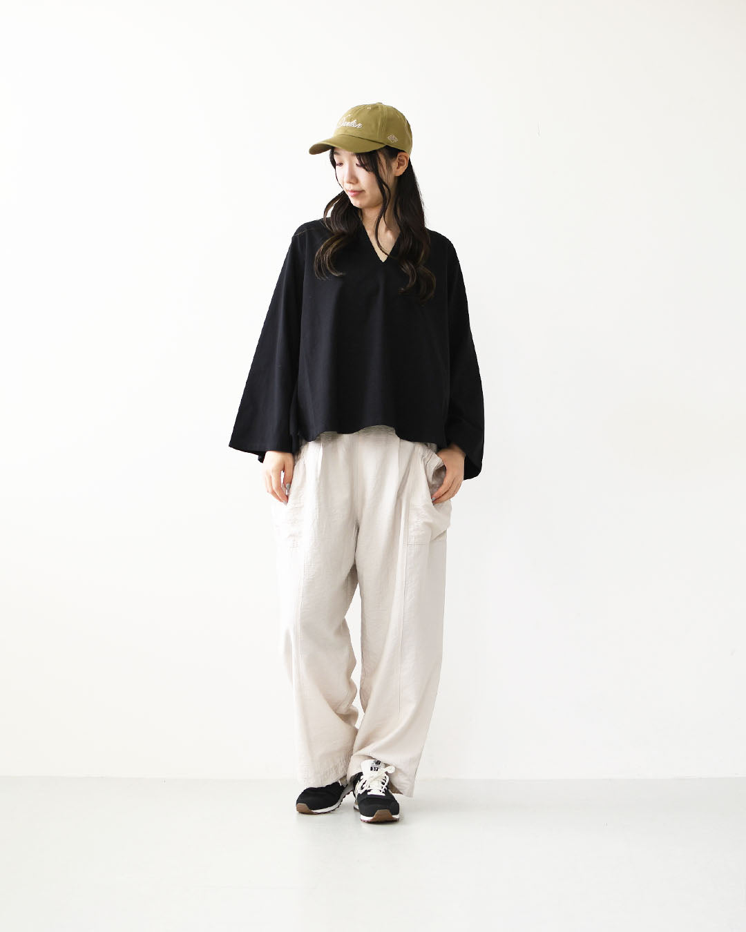 ORCIVAL [オーチバル・オーシバル] W A-LINE FLARE P.O. [OR-C0559JFD] Aラインフレアプルオーバー・コットンジャージー スキッパーネック長袖カットソー・長袖プルオーバー・LADY'S [2026AW]