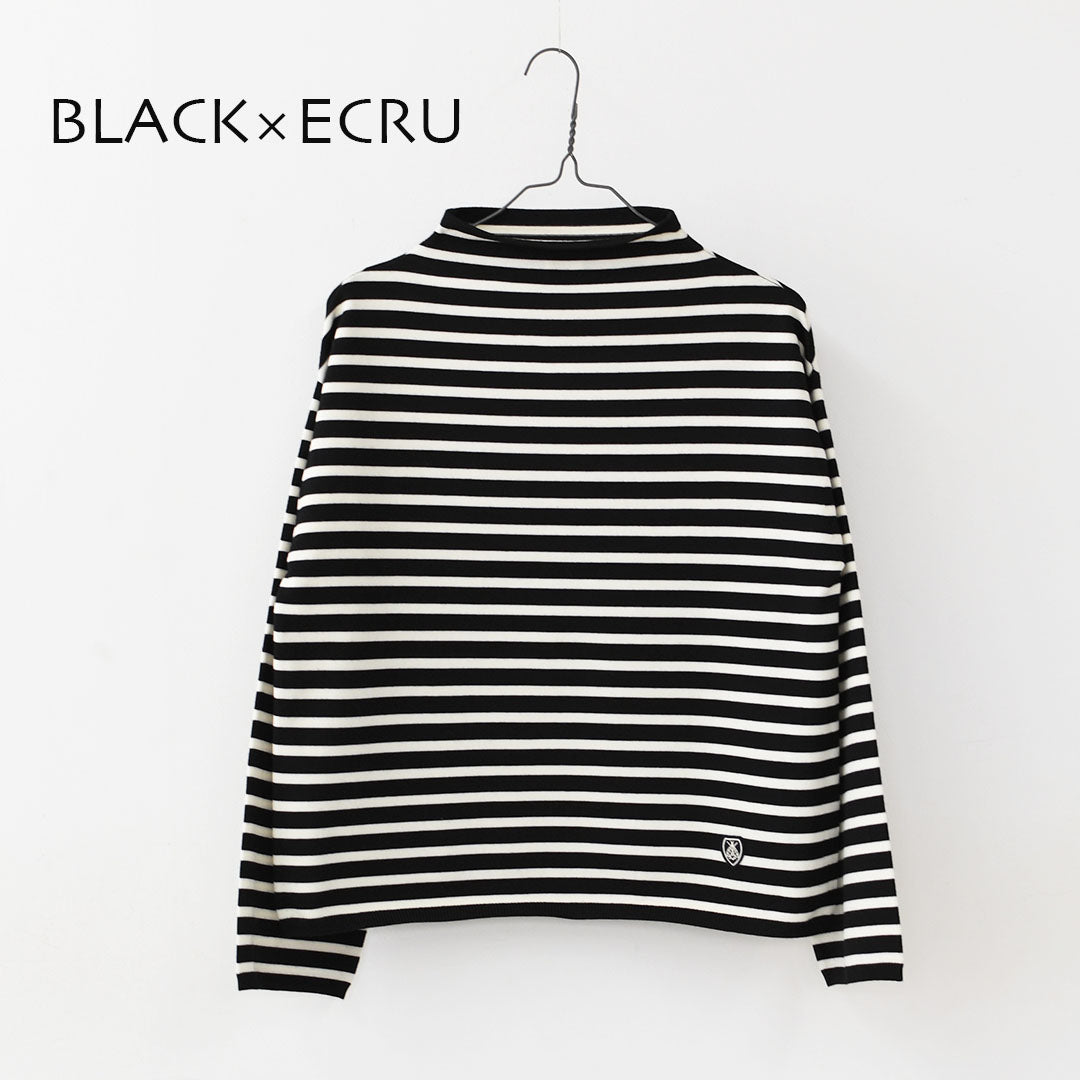 ORCIVAL [オーチバル・オーシバル] W MOCK NECK PULLOVER KNIT [OR-D0113CRA] モックネック プルオーバーニット・長袖プルオーバーニット・モックネック・ゆったりシルエット・ボーダー・LADY'S [2025AW]