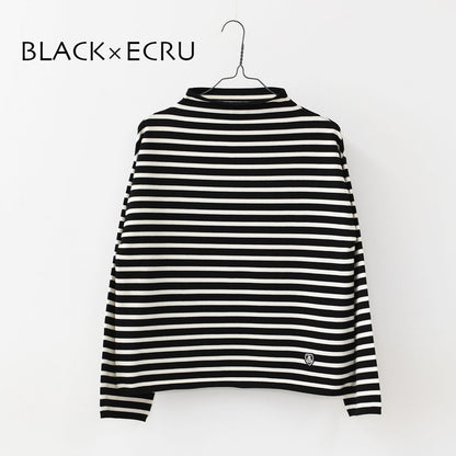 ORCIVAL [オーチバル・オーシバル] W MOCK NECK PULLOVER KNIT [OR-D0113CRA] モックネック プルオーバーニット・長袖プルオーバーニット・モックネック・ゆったりシルエット・ボーダー・LADY'S [2025AW]