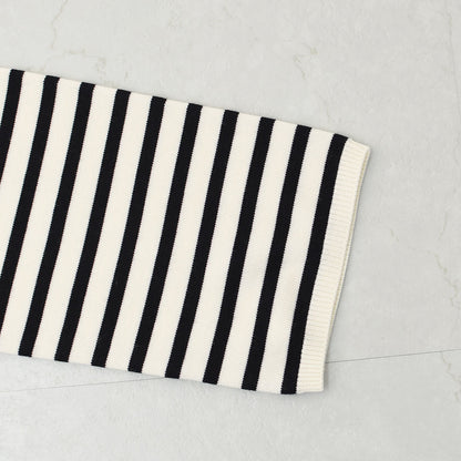 ORCIVAL [オーチバル・オーシバル] W MOCK NECK PULLOVER KNIT [OR-D0113CRA] モックネック プルオーバーニット・長袖プルオーバーニット・モックネック・ゆったりシルエット・ボーダー・LADY'S [2025AW]