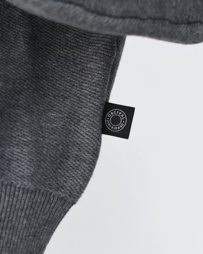 ORCIVAL [オーチバル・オーシバル] Wool Cotton 9G French Terry Knit [OR-D0119MON] ウールコットン9Gフレンチテリーニット・ニット・プルオーバーニット・ラウンドネック・ボリュームスリーブ・ドロップショルダー・LADY'S [2025AW]