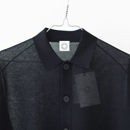 ORCIVAL [オーチバル・オーシバル] Collar Polo Knit Cardigan [OR-D0140WJQ] カラーポロニット・ニット・大きめ襟・レギュラーカラー・ドロップショルダー・ジャガード編み・キレイめ・LADY'S [2026SS]