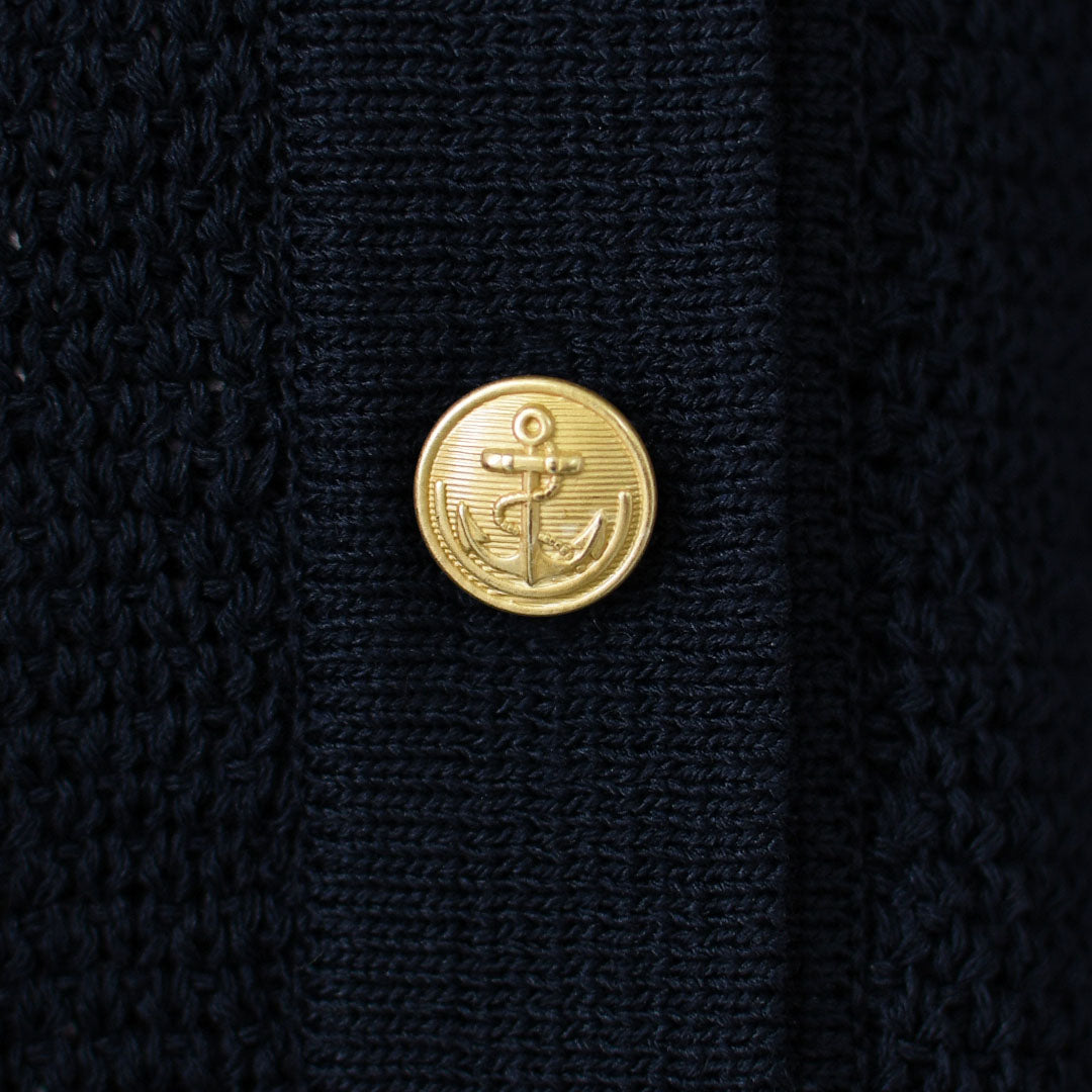 ORCIVAL [オーチバル・オーシバル] W Sailor Collar Knit Cardigan [OR-D0141SIN] セーラーカラーニットカーディガン・ニットカーディガン・セーラーカラー・カノコ編み・LADY'S [2026SS]