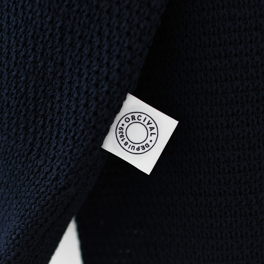 ORCIVAL [オーチバル・オーシバル] W Sailor Collar Knit Cardigan [OR-D0141SIN] セーラーカラーニットカーディガン・ニットカーディガン・セーラーカラー・カノコ編み・LADY'S [2026SS]