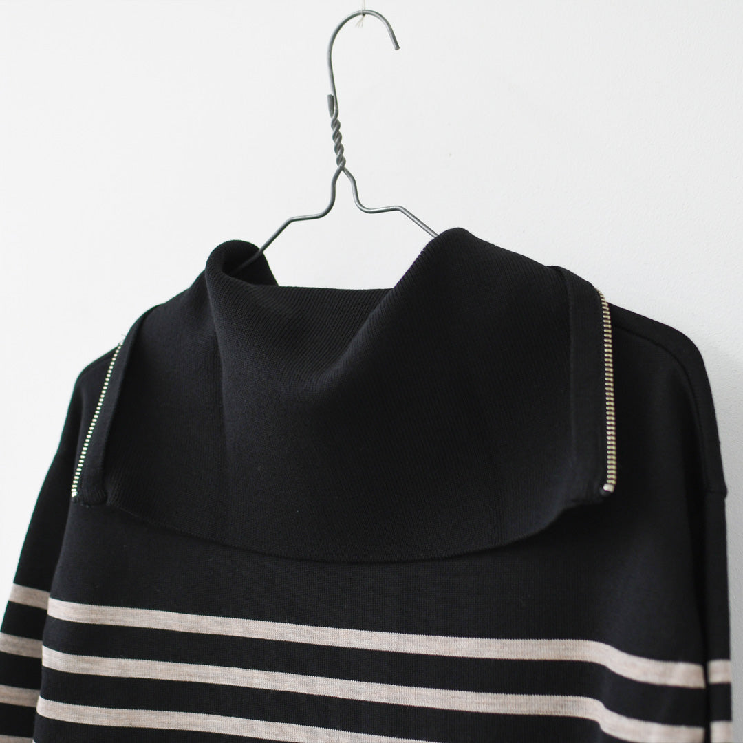 ORCIVAL [オーチバル・オーシバル] PLATING STRIPE SAILOR COLLAR PULLOVER [OR-D0146CRA] プレーティング ストライプセーラ―カラープルオーバー・セーラーニット・長袖プルオーバー・LADY'S [2026AW]