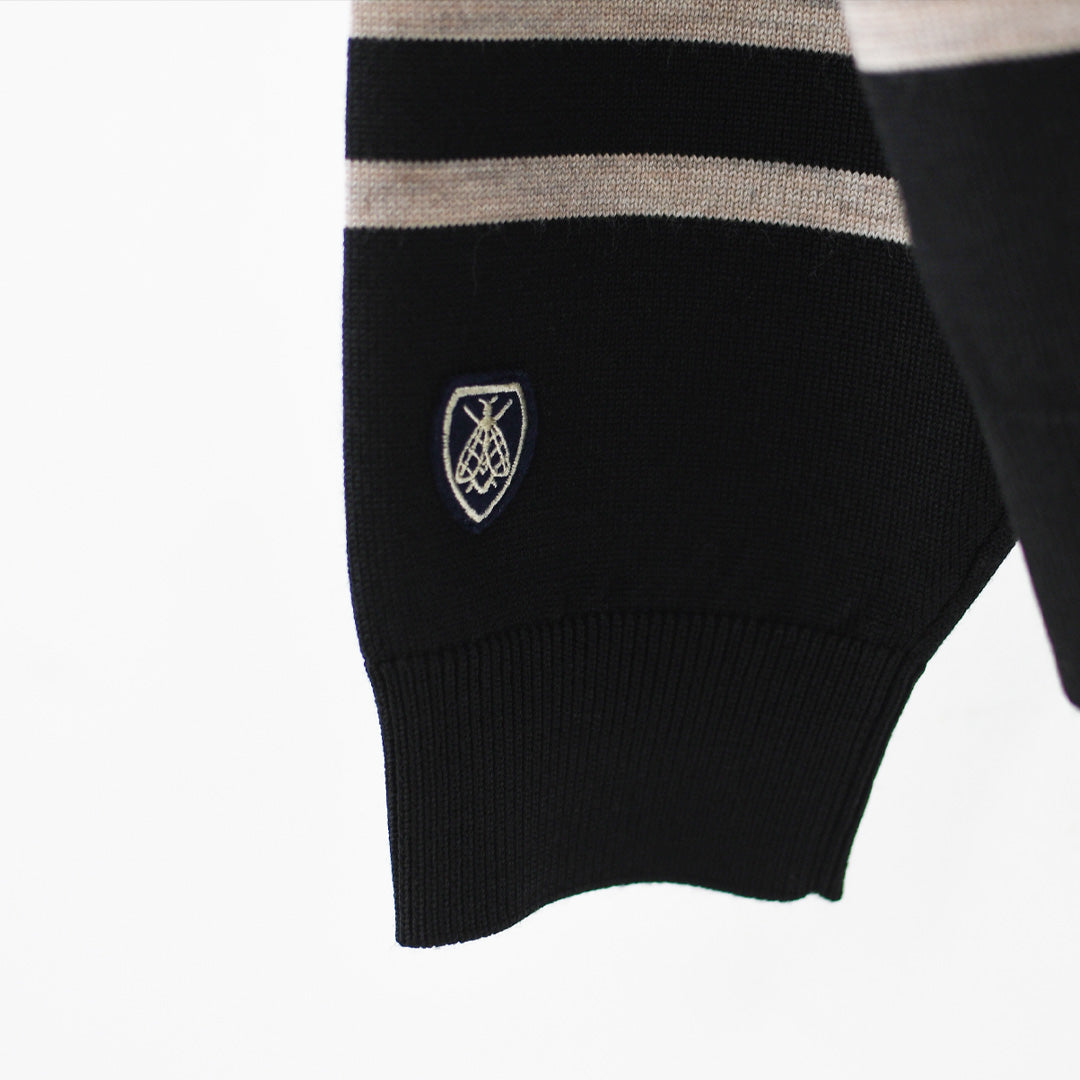 ORCIVAL [オーチバル・オーシバル] PLATING STRIPE SAILOR COLLAR PULLOVER [OR-D0146CRA] プレーティング ストライプセーラ―カラープルオーバー・セーラーニット・長袖プルオーバー・LADY'S [2026AW]