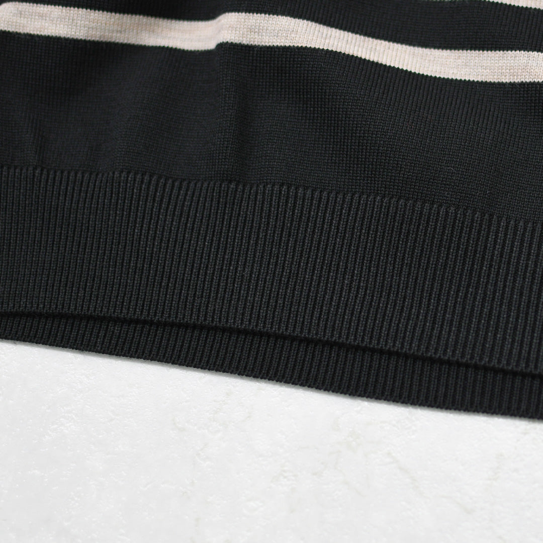 ORCIVAL [オーチバル・オーシバル] PLATING STRIPE SAILOR COLLAR PULLOVER [OR-D0146CRA] プレーティング ストライプセーラ―カラープルオーバー・セーラーニット・長袖プルオーバー・LADY'S [2026AW]