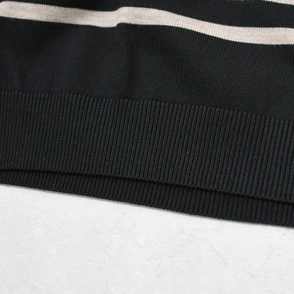 ORCIVAL [オーチバル・オーシバル] PLATING STRIPE SAILOR COLLAR PULLOVER [OR-D0146CRA] プレーティング ストライプセーラ―カラープルオーバー・セーラーニット・長袖プルオーバー・LADY'S [2026AW]