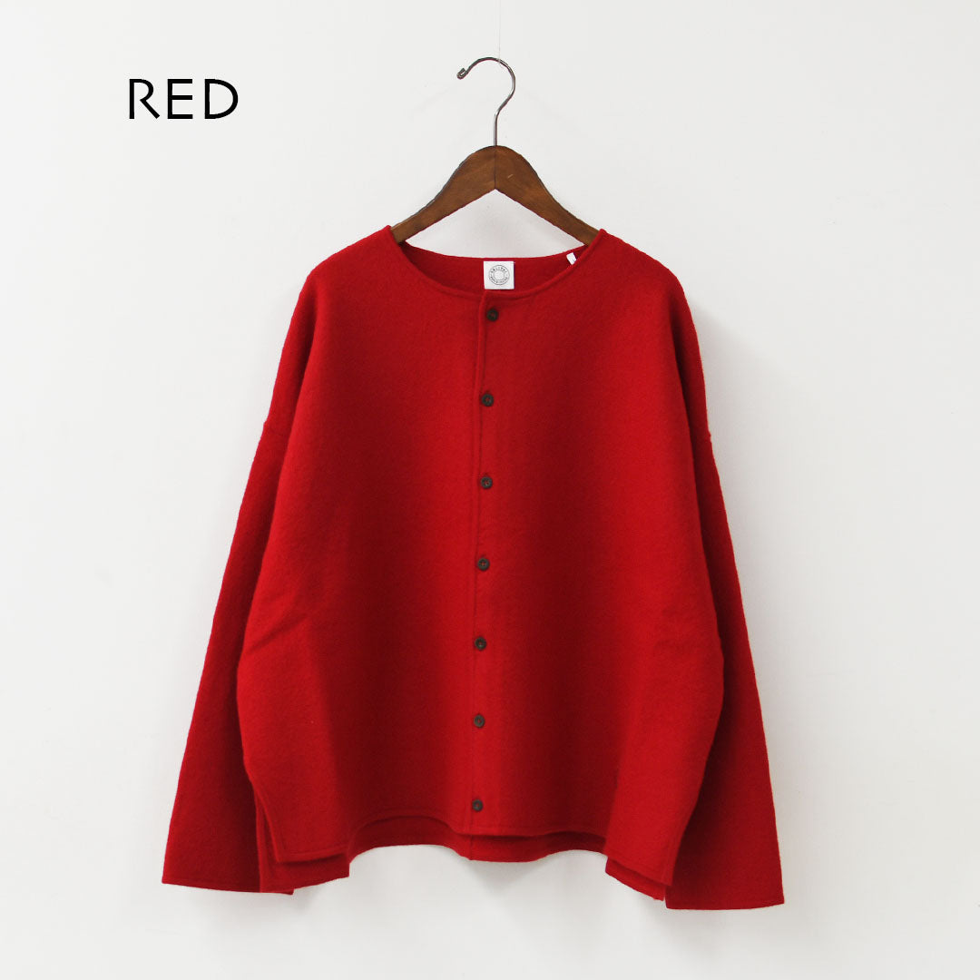ORCIVAL [オーチバル・オーシバル] W Wool Jersey Cardigan [OR-D0150KKW] ウールジャージー カーディガン・ニットカーディガン・LADY'S [2026AW]
