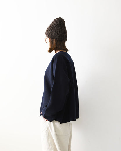 ORCIVAL [オーチバル・オーシバル] W Wool Jersey Cardigan [OR-D0150KKW] ウールジャージー カーディガン・ニットカーディガン・LADY'S [2026AW]