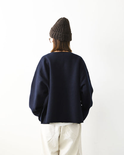 ORCIVAL [オーチバル・オーシバル] W Wool Jersey Cardigan [OR-D0150KKW] ウールジャージー カーディガン・ニットカーディガン・LADY'S [2026AW]