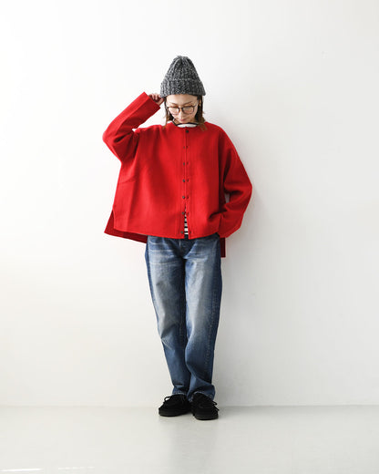 ORCIVAL [オーチバル・オーシバル] W Wool Jersey Cardigan [OR-D0150KKW] ウールジャージー カーディガン・ニットカーディガン・LADY'S [2026AW]
