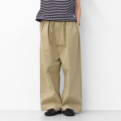 ORCIVAL [オーチバル・オーシバル] W COTTON NYLON WIDE EASY PANTS [OR-E0198CNB] コットンナイロン ワイドイージーパンツ [2025SS]