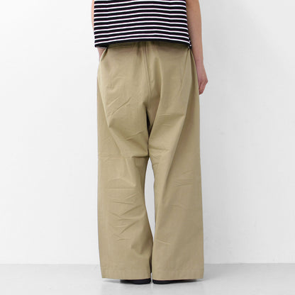 ORCIVAL [オーチバル・オーシバル] W COTTON NYLON WIDE EASY PANTS [OR-E0198CNB] コットンナイロン ワイドイージーパンツ [2025SS]