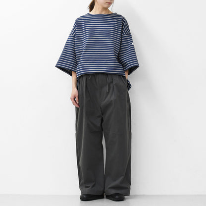 ORCIVAL [オーチバル・オーシバル] W COTTON NYLON WIDE EASY PANTS [OR-E0198CNB] コットンナイロン ワイドイージーパンツ [2025SS]
