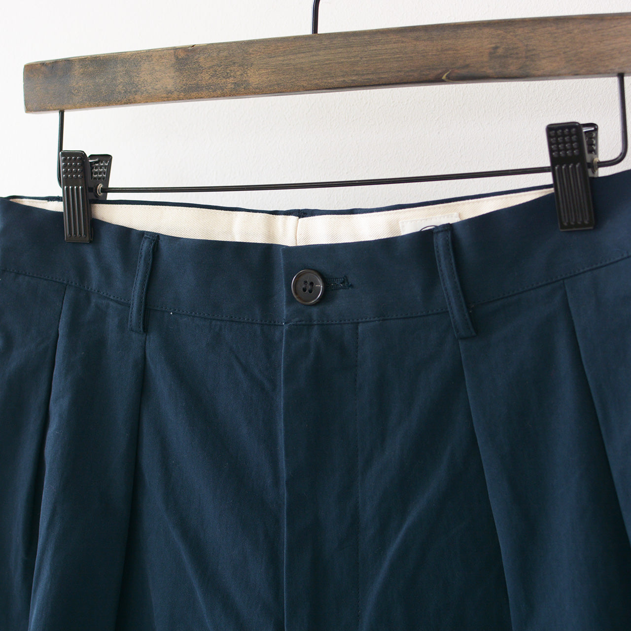 ORCIVAL [オーチバル・オーシバル] W TUCK SHORT TROUSERS [OR-E0200CNB] タックショートトラウザーズ [2024SS]