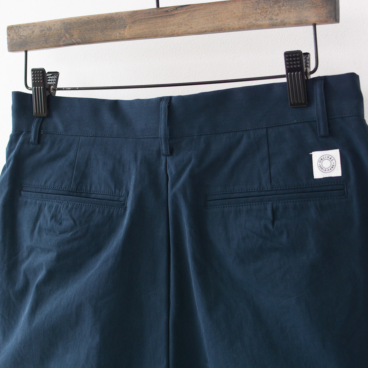 ORCIVAL [オーチバル・オーシバル] W TUCK SHORT TROUSERS [OR-E0200CNB] タックショートトラウザーズ [2024SS]