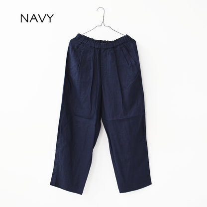 ORCIVAL [オーチバル・オーシバル] W Linen Easy Pants [OR-E0300YLM] リネンイージーパンツ・イージーパンツ・リネンバレルパンツ・バレルパンツ・ゆったりシルエット・LADY'S [2026SS]