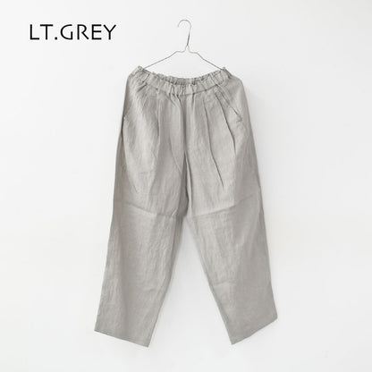 ORCIVAL [オーチバル・オーシバル] W Linen Easy Pants [OR-E0300YLM] リネンイージーパンツ・イージーパンツ・リネンバレルパンツ・バレルパンツ・ゆったりシルエット・LADY'S [2026SS]