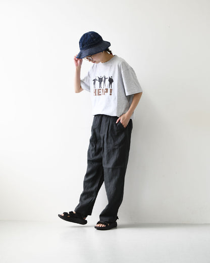 ORCIVAL [オーチバル・オーシバル] W Linen Easy Pants [OR-E0300YLM] リネンイージーパンツ・イージーパンツ・リネンバレルパンツ・バレルパンツ・ゆったりシルエット・LADY'S [2026SS]