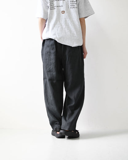 ORCIVAL [オーチバル・オーシバル] W Linen Easy Pants [OR-E0300YLM] リネンイージーパンツ・イージーパンツ・リネンバレルパンツ・バレルパンツ・ゆったりシルエット・LADY'S [2026SS]