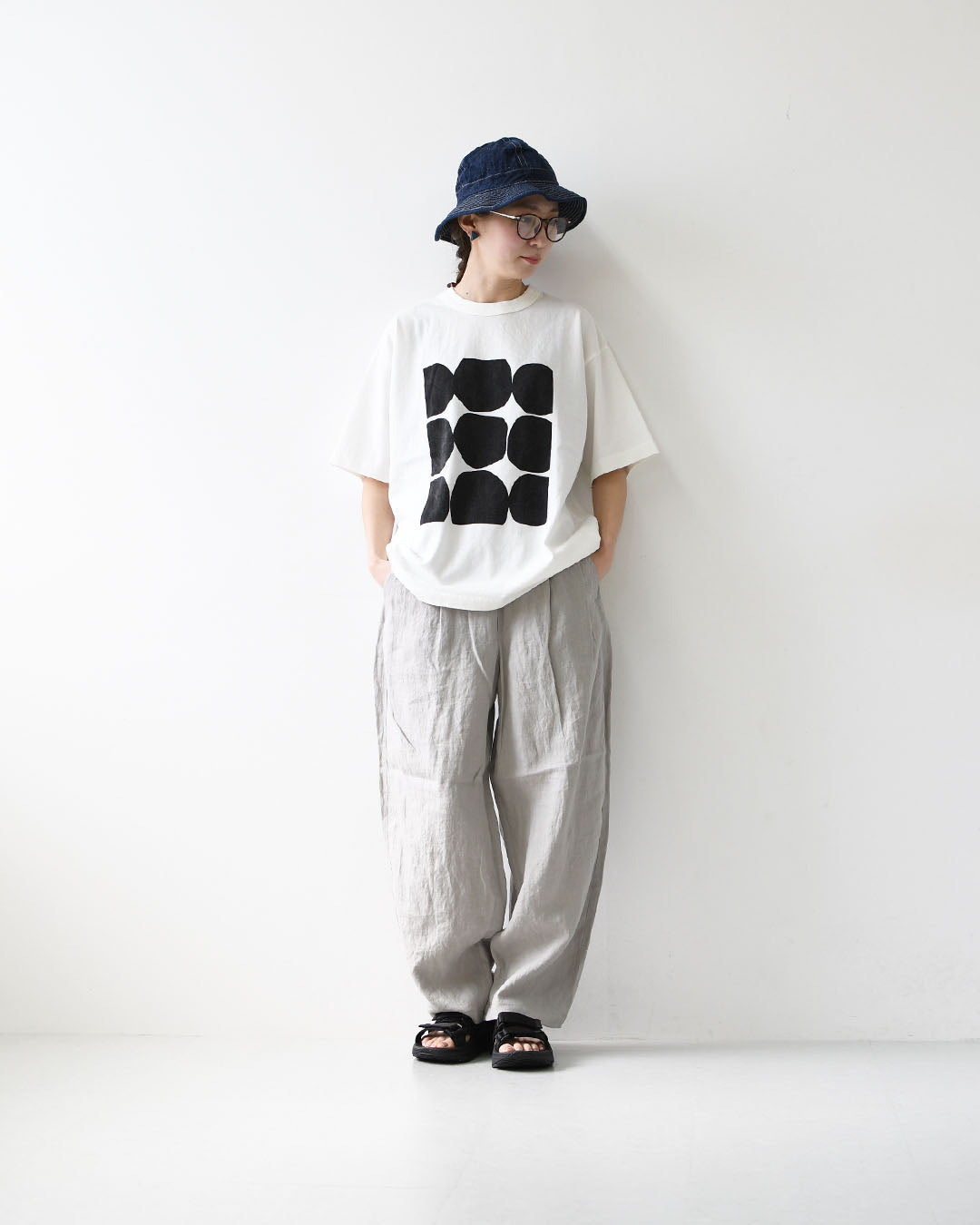 ORCIVAL [オーチバル・オーシバル] W Linen Easy Pants [OR-E0300YLM] リネンイージーパンツ・イージーパンツ・リネンバレルパンツ・バレルパンツ・ゆったりシルエット・LADY'S [2026SS]