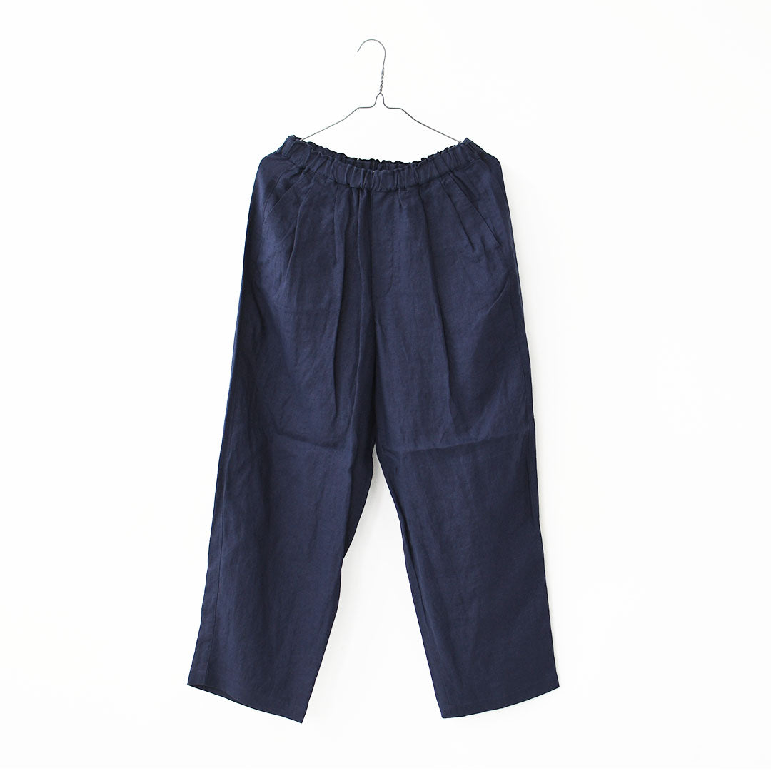 ORCIVAL [オーチバル・オーシバル] W Linen Easy Pants [OR-E0300YLM] リネンイージーパンツ・イージーパンツ・リネンバレルパンツ・バレルパンツ・ゆったりシルエット・LADY'S [2026SS]