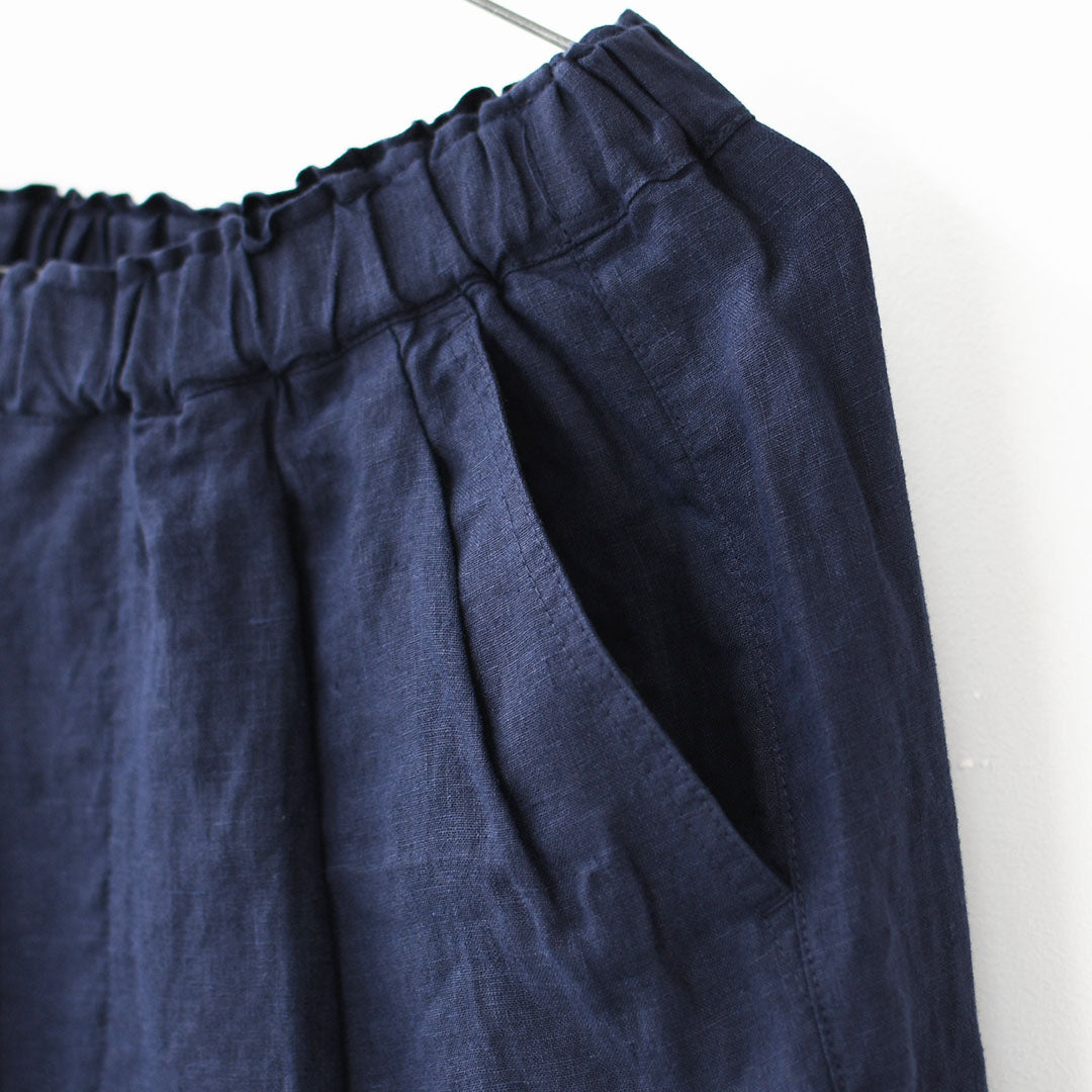 ORCIVAL [オーチバル・オーシバル] W Linen Easy Pants [OR-E0300YLM] リネンイージーパンツ・イージーパンツ・リネンバレルパンツ・バレルパンツ・ゆったりシルエット・LADY'S [2026SS]