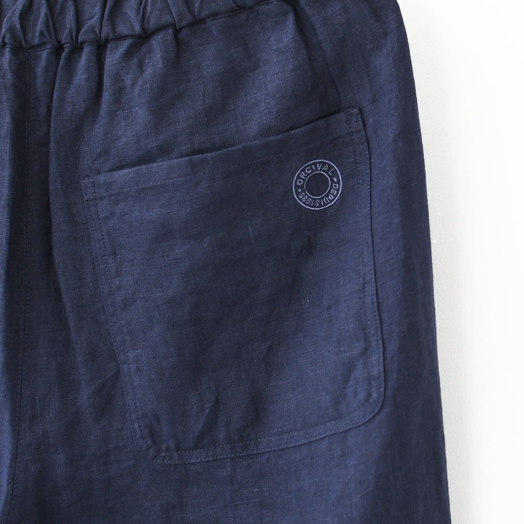 ORCIVAL [オーチバル・オーシバル] W Linen Easy Pants [OR-E0300YLM] リネンイージーパンツ・イージーパンツ・リネンバレルパンツ・バレルパンツ・ゆったりシルエット・LADY'S [2026SS]