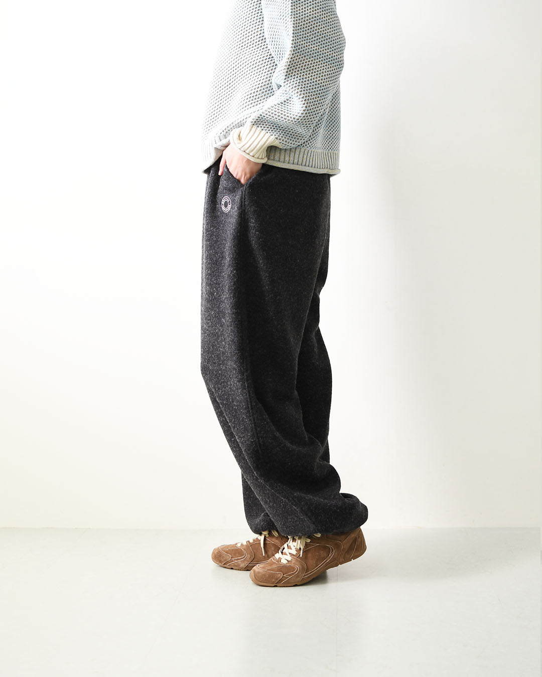 ORCIVAL [オーチバル・オーシバル] Napping Brushed Fleece Easy Pants [OR-E0321YFR] ナッピングブラッシュドフリースイージーパンツ・フリースパンツ・イージーパンツ・LADY'S [2026AW]
