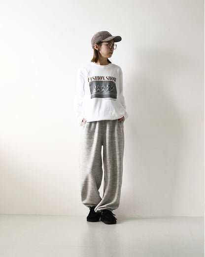 ORCIVAL [オーチバル・オーシバル] Napping Brushed Fleece Easy Pants [OR-E0321YFR] ナッピングブラッシュドフリースイージーパンツ・フリースパンツ・イージーパンツ・LADY'S [2026AW]
