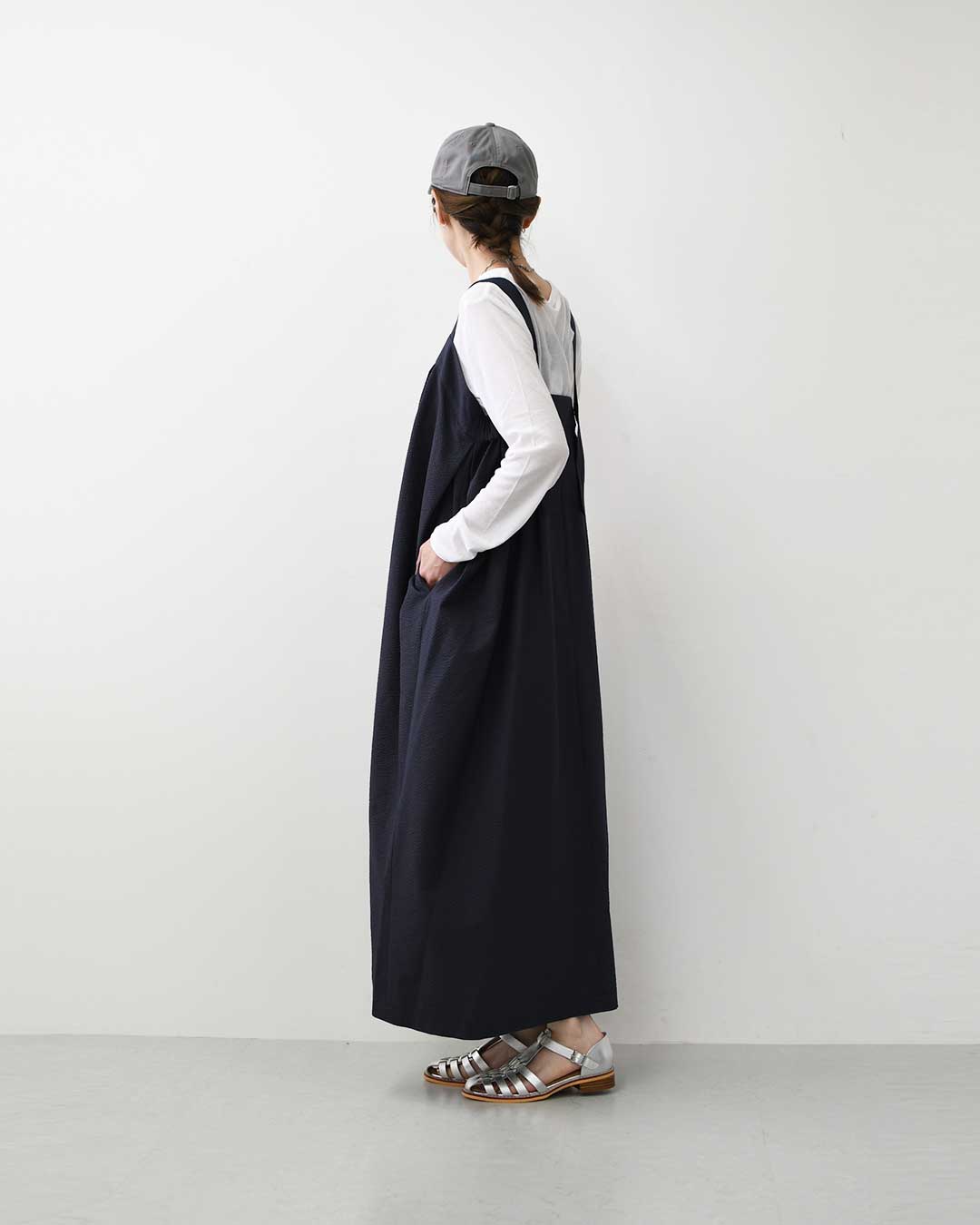 ORCIVAL [オーチバル・オーシバル] Sucker Adjustable Dress [OR-G0117PCS] サッカーアジャスタブルドレス・ワンピース・アジャスター付き・サッカー素材・シボ感・LADY'S [2026SS]