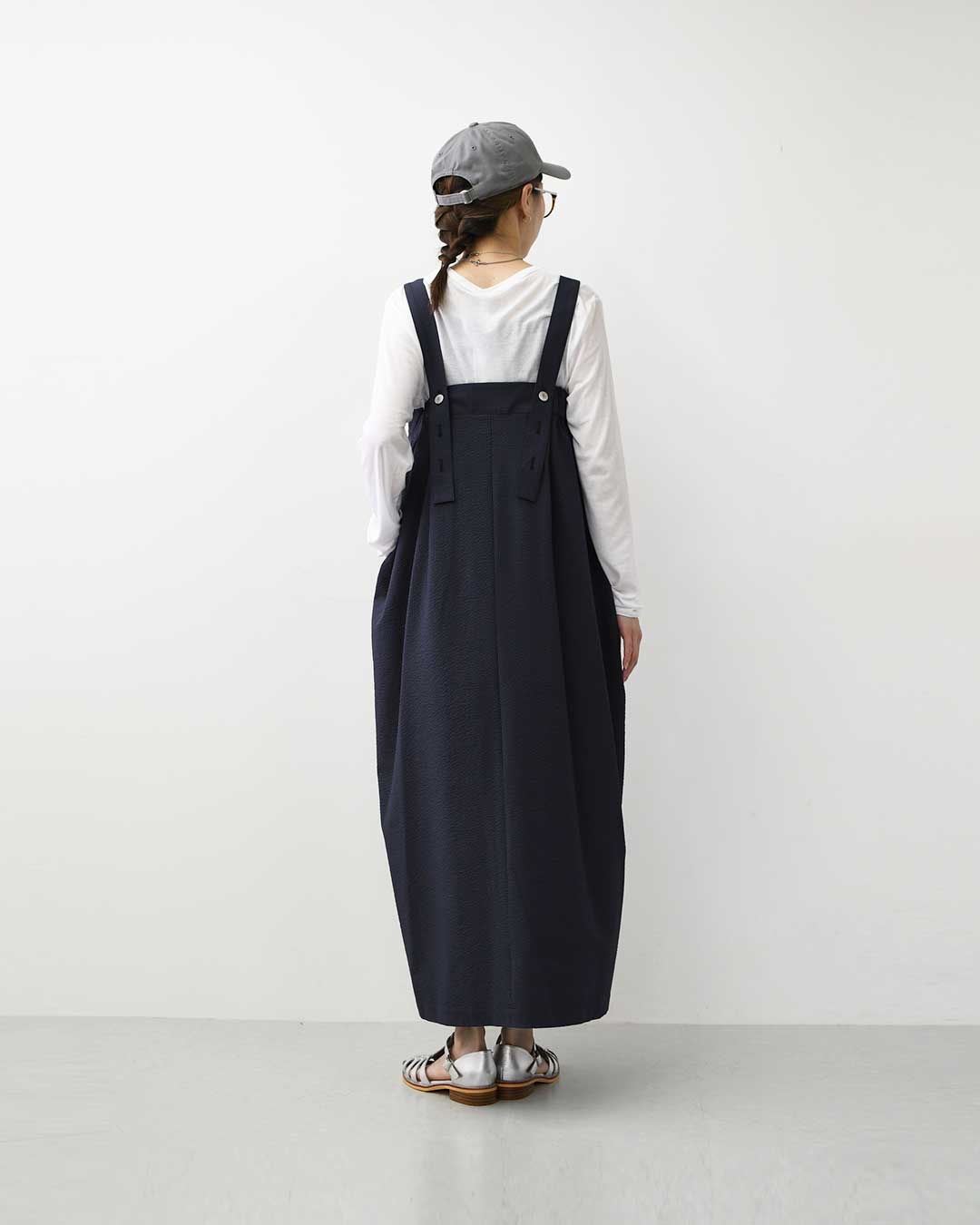 ORCIVAL [オーチバル・オーシバル] Sucker Adjustable Dress [OR-G0117PCS] サッカーアジャスタブルドレス・ワンピース・アジャスター付き・サッカー素材・シボ感・LADY'S [2026SS]