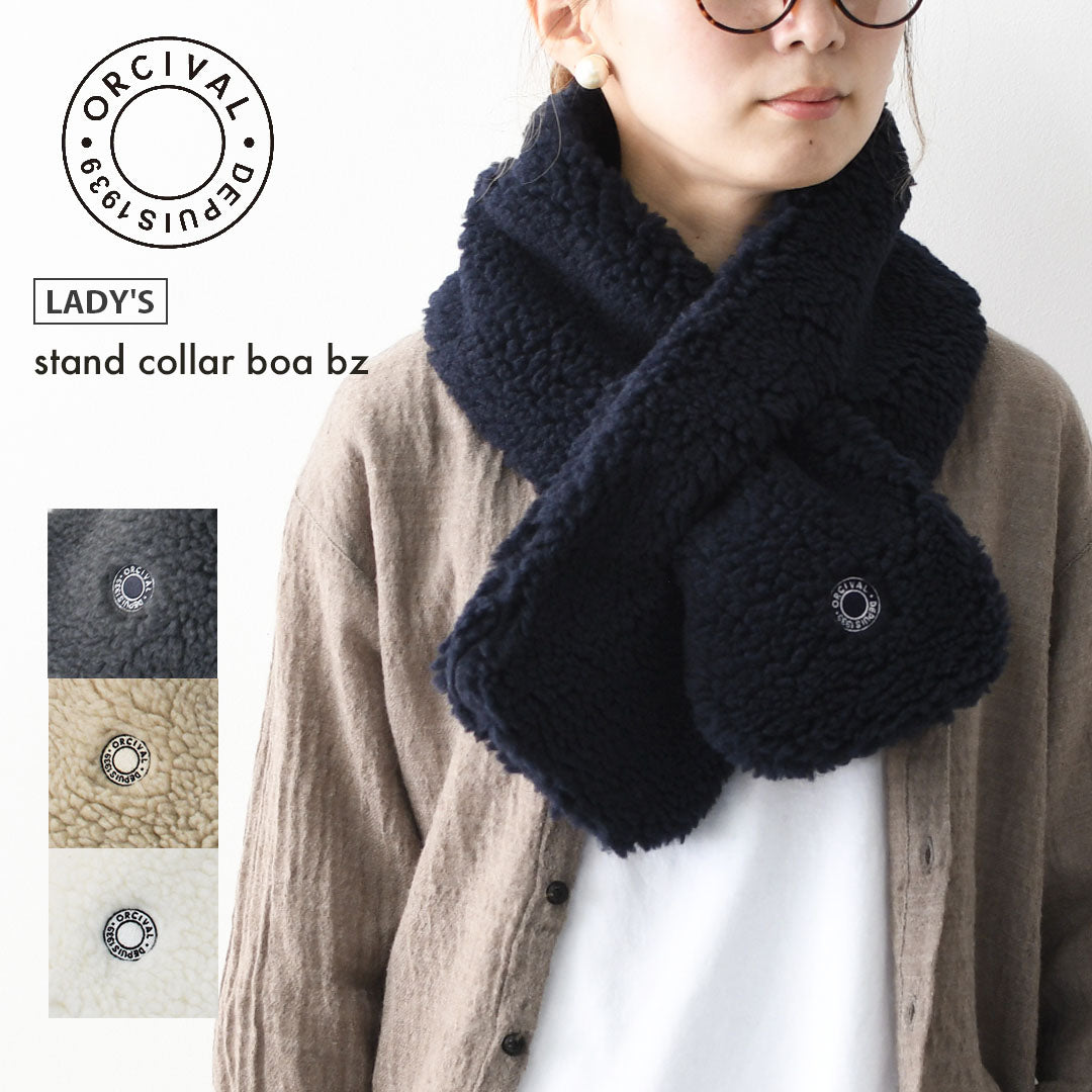 ORCIVAL [オーチバル・オーシバル] WOOL BOA SCARF [OR-H0262 NWB] ウールボアスカーフ・マフラー・ネックウォーマー・防寒・ウインターアイテム・ギフト・プレゼント・LADY'S [2025AW]