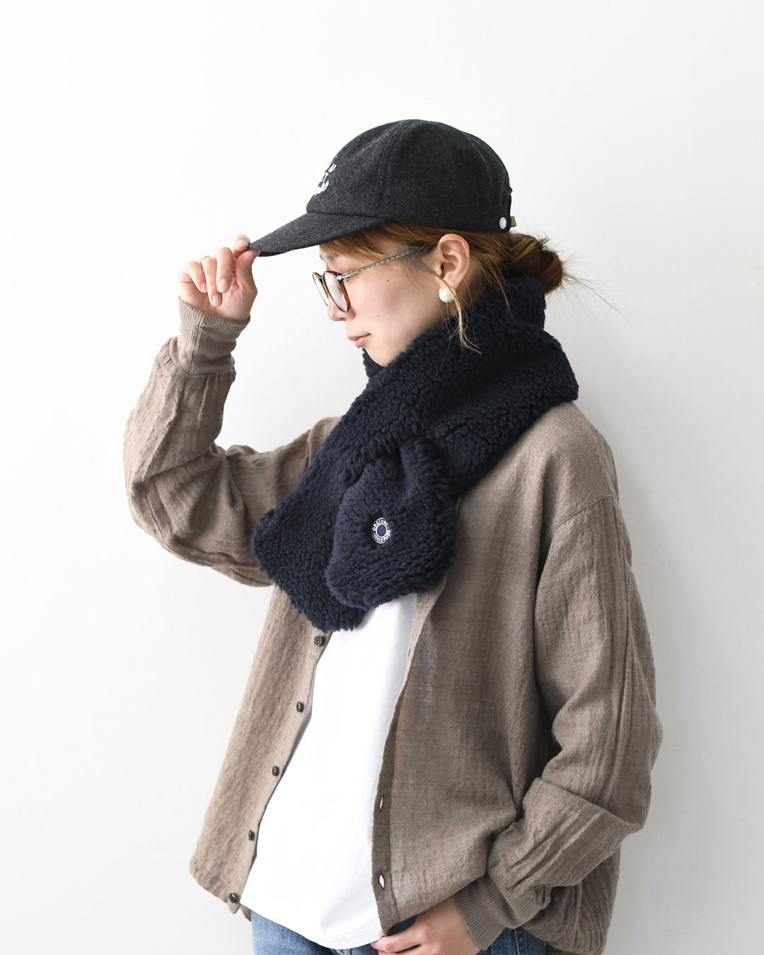 ORCIVAL [オーチバル・オーシバル] WOOL BOA SCARF [OR-H0262 NWB] ウールボアスカーフ・マフラー・ネックウォーマー・防寒・ウインターアイテム・ギフト・プレゼント・LADY'S [2025AW]