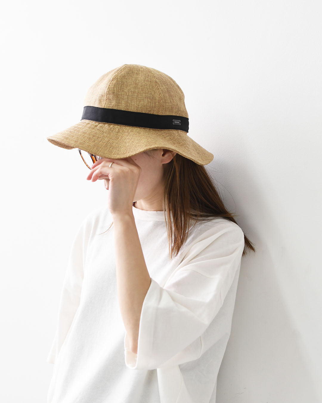 ORCIVAL [オーチバル・オーシバル] RAFFIA LIKE NATURAL HAT [OR-H0281RLP] ラフィアライクナチュラルハット・麦わら帽子・日よけ・ストローハット・軽量・コンパクト・MEN'S / LADY'S [2026SS]
