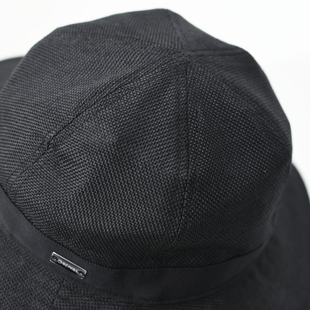 ORCIVAL [オーチバル・オーシバル] RAFFIA LIKE NATURAL HAT [OR-H0281RLP] ラフィアライクナチュラルハット・麦わら帽子・日よけ・ストローハット・軽量・コンパクト・MEN'S / LADY'S [2026SS]