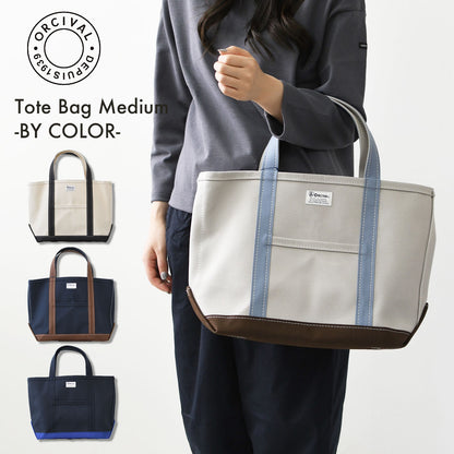 ORCIVAL [オーチバル・オーシバル] Tote Bag Medium -BY COLOR- [OR-H0284KWC-B] トートバッグ ミディアム-バイカラー-・Mサイズ・MEN'S / LADY'S [2026AW]