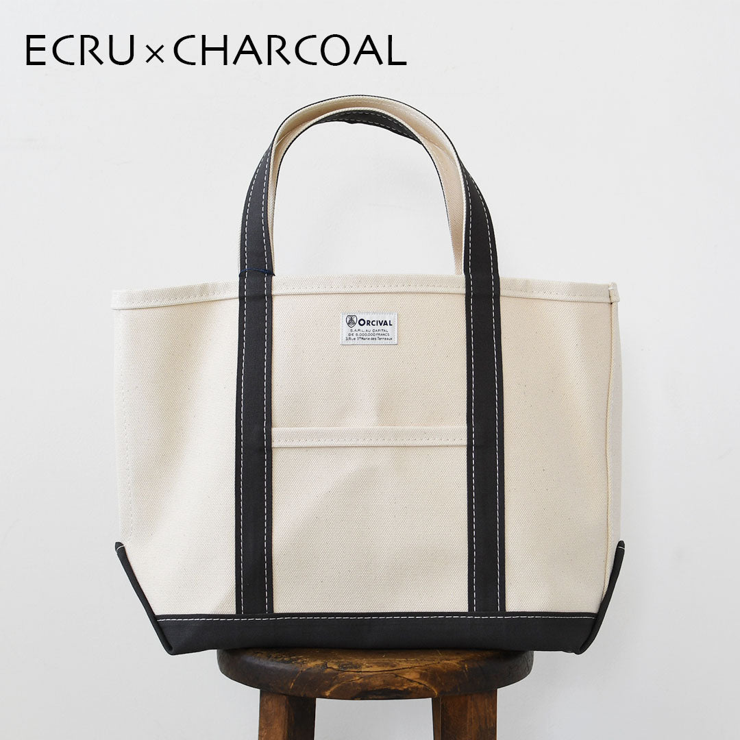 ORCIVAL [オーチバル・オーシバル] Tote Bag Medium -BY COLOR- [OR-H0284KWC-B] トートバッグ ミディアム-バイカラー-・Mサイズ・MEN'S / LADY'S [2026AW]
