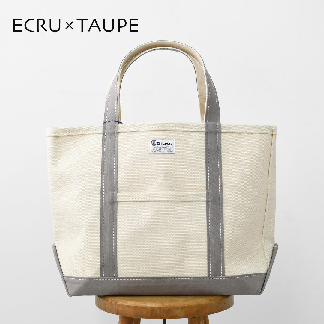 ORCIVAL [オーチバル・オーシバル] Tote Bag Medium -BY COLOR- [OR-H0284KWC-B] トートバッグ ミディアム-バイカラー-・Mサイズ・MEN'S / LADY'S [2026SS]