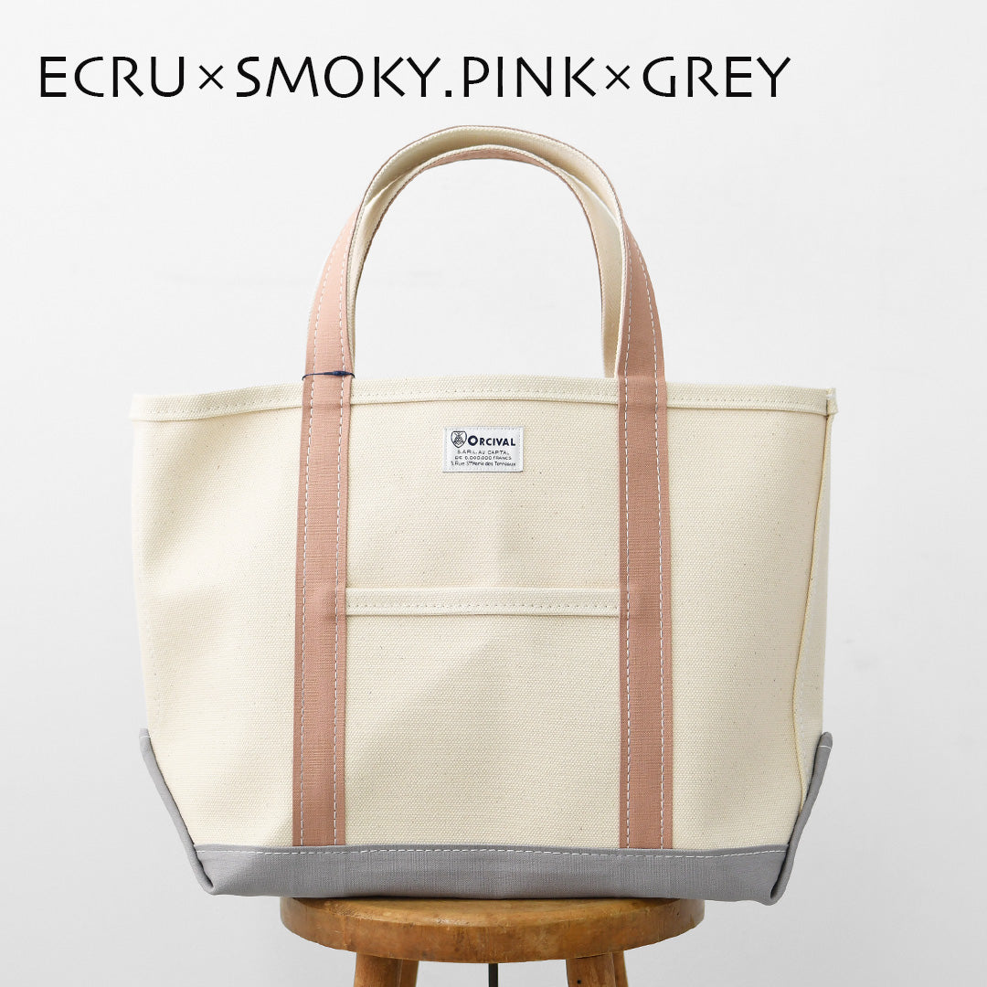 ORCIVAL [オーチバル・オーシバル] Tote Bag Medium -BY COLOR- [OR-H0284KWC-B] トートバッグ ミディアム-バイカラー-・Mサイズ・MEN'S / LADY'S [2026SS]