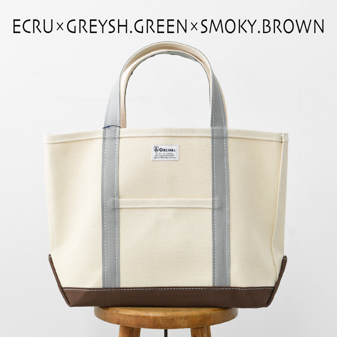 ORCIVAL [オーチバル・オーシバル] Tote Bag Medium -BY COLOR- [OR-H0284KWC-B] トートバッグ ミディアム-バイカラー-・Mサイズ・MEN'S / LADY'S [2026SS]