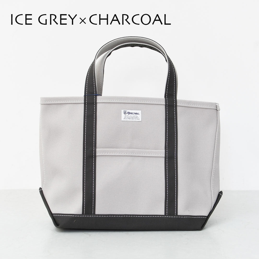ORCIVAL [オーチバル・オーシバル] Tote Bag Medium -BY COLOR- [OR-H0284KWC-B] トートバッグ ミディアム-バイカラー-・Mサイズ・大きめトート・ラージトート A4サイズもOK・エコバッグ・ショッピングバッグ・MEN'S / LADY'S [2025AW]