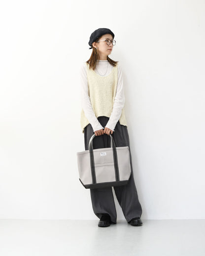 ORCIVAL [オーチバル・オーシバル] Tote Bag Medium -BY COLOR- [OR-H0284KWC-B] トートバッグ ミディアム-バイカラー-・Mサイズ・大きめトート・ラージトート A4サイズもOK・エコバッグ・ショッピングバッグ・MEN'S / LADY'S [2025AW]