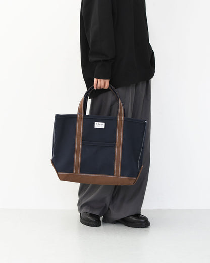 ORCIVAL [オーチバル・オーシバル] Tote Bag Medium -BY COLOR- [OR-H0284KWC-B] トートバッグ ミディアム-バイカラー-・Mサイズ・大きめトート・ラージトート A4サイズもOK・エコバッグ・ショッピングバッグ・MEN'S / LADY'S [2025AW]