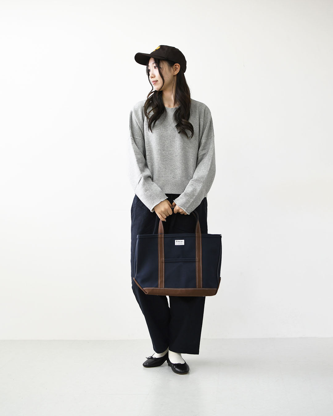 ORCIVAL [オーチバル・オーシバル] Tote Bag Medium -BY COLOR- [OR-H0284KWC-B] トートバッグ ミディアム-バイカラー-・Mサイズ・MEN'S / LADY'S [2026AW]