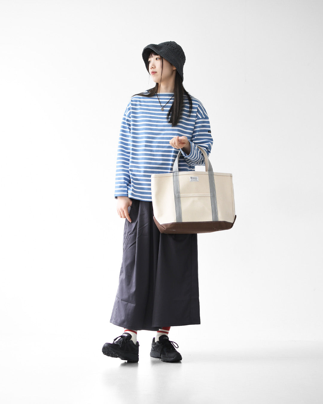 ORCIVAL [オーチバル・オーシバル] Tote Bag Medium -BY COLOR- [OR-H0284KWC-B] トートバッグ ミディアム-バイカラー-・Mサイズ・MEN'S / LADY'S [2026SS]